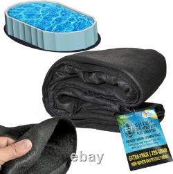 Ground Shield 15x30ft Heavy Duty Oval Pool Liner Pad for Above Ground Pools