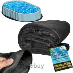 Ground Shield 16-Foot X 32-Foot Oval Heavy Duty Pool Liner Pad for above Ground