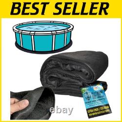 Ground Shield 21-Ft Round Pool Liner Pad Eco-Friendly Weed Barrier & Protector
