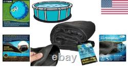 Ground Shield 27-Ft Heavy Duty Pool Liner Pad Protect & Extend Your Pool's