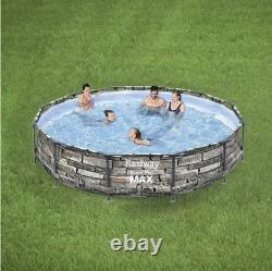 HEAVY DUTY Pro MAX 12' x 30 Above Ground Pool Round Metal Frame WE SHIP OVERSEA