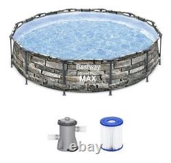 HEAVY DUTY Pro MAX 12' x 30 Above Ground Pool Round Metal Frame WE SHIP OVERSEA