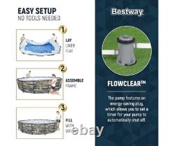 HEAVY DUTY Pro MAX 12' x 30 Above Ground Pool Round Metal Frame WE SHIP OVERSEA