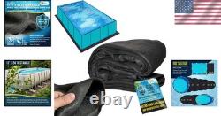 Heavy-Duty 12x24 Pool Liner Pad Ultimate Protection for Above Ground Pools