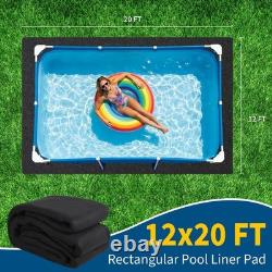 Heavy Duty Non-Woven Pool Liner Pad for Above Ground Pools Puncture Weed Barrier
