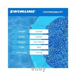 High, Quality 24ft Pool Liner, Above Ground, Durable, Swirl Bottom Design