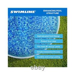 High, Quality 24ft Pool Liner, Above Ground, Durable, Swirl Bottom Design