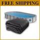 High-Quality Black Pool Liner Pad 18' x 33' Oval Prevents Damage & Footprints