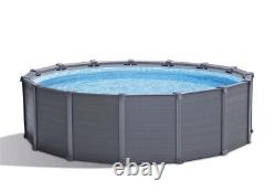 INTEX Graphite Grey Panel 18' x 52 Above Ground Pool