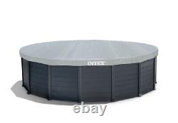 INTEX Graphite Grey Panel 18' x 52 Above Ground Pool