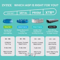 INTEX Prism Frame 20ft x 52in Premium Above Ground Pool Set with Filter Pump INTEX Prism Frame 20ft x 52in Premium Above Ground Pool Set with Filter Pump