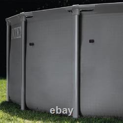 INTEX Ultra XTR 24ft x 52in Round Frame Above Ground Swimming Pool Set with Pump