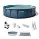 INTEX UltraLuxe 20ft x 52in Above Ground Pool, Sand Pump, & Saltwater System
