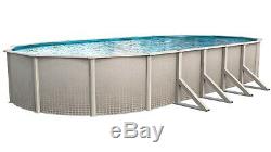 Impressions 15' by 30' by 48 Oval AboveGround Swimming Pool W Liner and Skimmer
