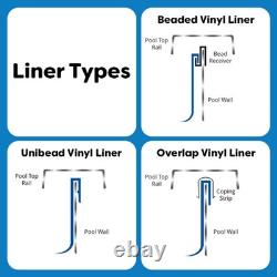 In The Swim 24' Round 20 Mil Unibead Pool Liner for Above Ground Swimming Pools