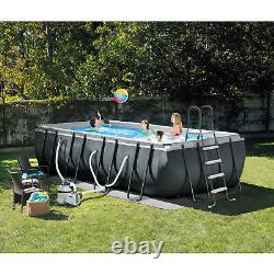 Intex 18Ft x 52In Ultra XTR Rectangular Frame Swimming Pool Set withPump Filter