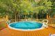 Intex 18x18 above ground pool with pump and liner