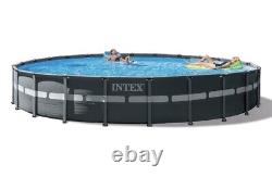 Intex 26333EH 20' x 48 Round Ultra XTR Frame Swimming Pool Set with Filter Pump