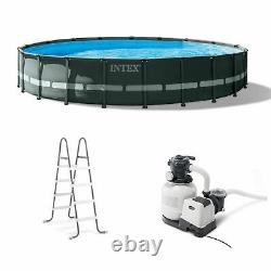 Intex 26333EH 20' x 48 Round Ultra XTR Frame Swimming Pool Set with Filter Pump