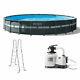 Intex 26339EH 24' x 52 Round Ultra XTR Frame Swimming Pool Set with Filter Pump