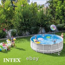 Intex 26701EH 10ft x 30in Prism Frame Above Ground Swimming Pool with Pump