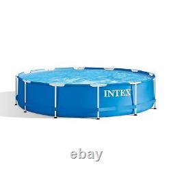 Intex 28210EH 12' x 30 Above Ground Frame Swimming Pool with Chlorine Tabs, 5 Lb