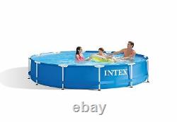 Intex 28210EH 12' x 30 Above Ground Frame Swimming Pool with Chlorine Tabs, 5 Lb