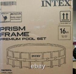 Intex 28969W 16'X48 Round Prism Frame Pool Liner ONLY, BRAND NEW