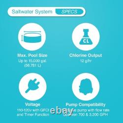 Intex Krystal Clear Saltwater System for Above-Ground Pools up to 15,000 Gallons