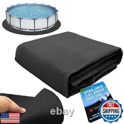 Jantens 24 Foot Round Pool Liner Pad for Above Ground Swimming Pools, Made of