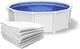 LINERWORLD. COM 24' round Pool Liner Pad for above Ground Pools Pool Liner Exte