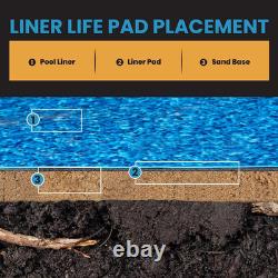 LL27R Aboveground Pool Liner Pad 27' Round, Strong Durable Puncture Resistant Fl