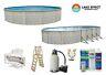 Lake Effect Above Ground MEADOWS Swimming Pool with Liner, Ladder & Sand Filter