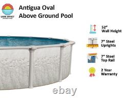 Lake Effect Antigua Above Ground Swimming Pool with Liner & Skimmer