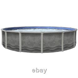 Lake Effect Biscayne Bay Above Ground Swimming Pool with Liner & Skimmer