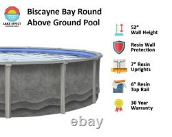 Lake Effect Biscayne Bay Above Ground Swimming Pool with Liner & Skimmer
