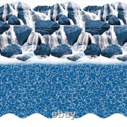 Lake Effect Biscayne Bay Above Ground Swimming Pool with Liner & Skimmer