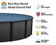 Lake Effect Bora Bora Above Ground Swimming Pool 52 Wall with Liner and Skimmer