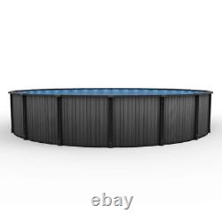 Lake Effect Bora Bora Above Ground Swimming Pool 52 Wall with Liner and Skimmer