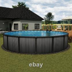Lake Effect Bora Bora Above Ground Swimming Pool 52 Wall with Liner and Skimmer