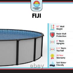 Lake Effect Fiji Above Ground Swimming Pool 52 Wall with Liner and Skimmer