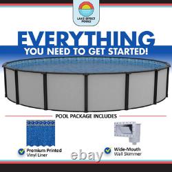 Lake Effect Fiji Above Ground Swimming Pool 52 Wall with Liner and Skimmer