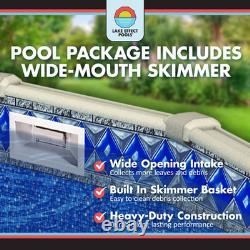 Lake Effect Fiji Above Ground Swimming Pool 52 Wall with Liner and Skimmer