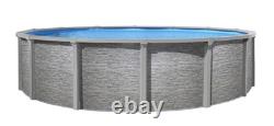 Lake Effect NEVIS Above Ground Swimming Pool with Liner & Skimmer