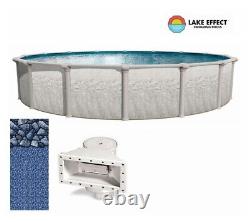 Lake Effect Riviera Above Ground Swimming Pool with Liner & Skimmer Choose Size