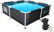 Lark 7' x 24 Square Metal Frame Above Ground Pool with 530 Gallon Filter Pump