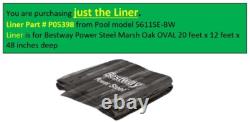 Liner Bestway Coleman Power Steel 20 ft x 12 ft x 48 in Oval Pool NEW