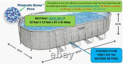 Liner Bestway Coleman Power Steel 22 ft x 12 ft x 52 inch Oval ONLY LINER