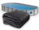 Liner Life LL1224OV Aboveground Pool Liner Pad 12' x 24' 12'x24' Oval, Black