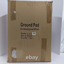 Liner Life Protective Pad 28' Round Above Ground Pool Pad #LL28R Black